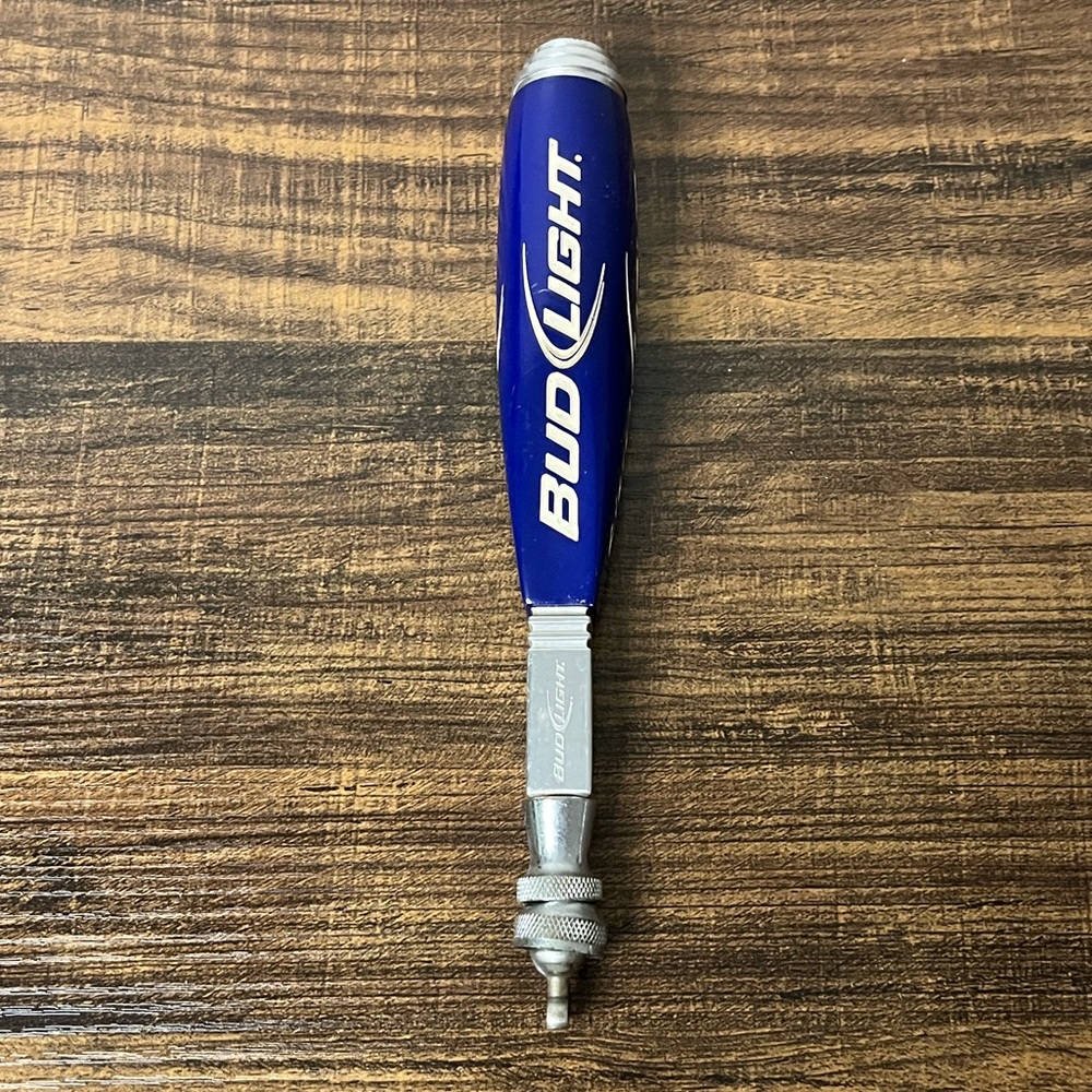 BUD LIGHT 7.5” Swoosh Beer Tap Handle Man Cave